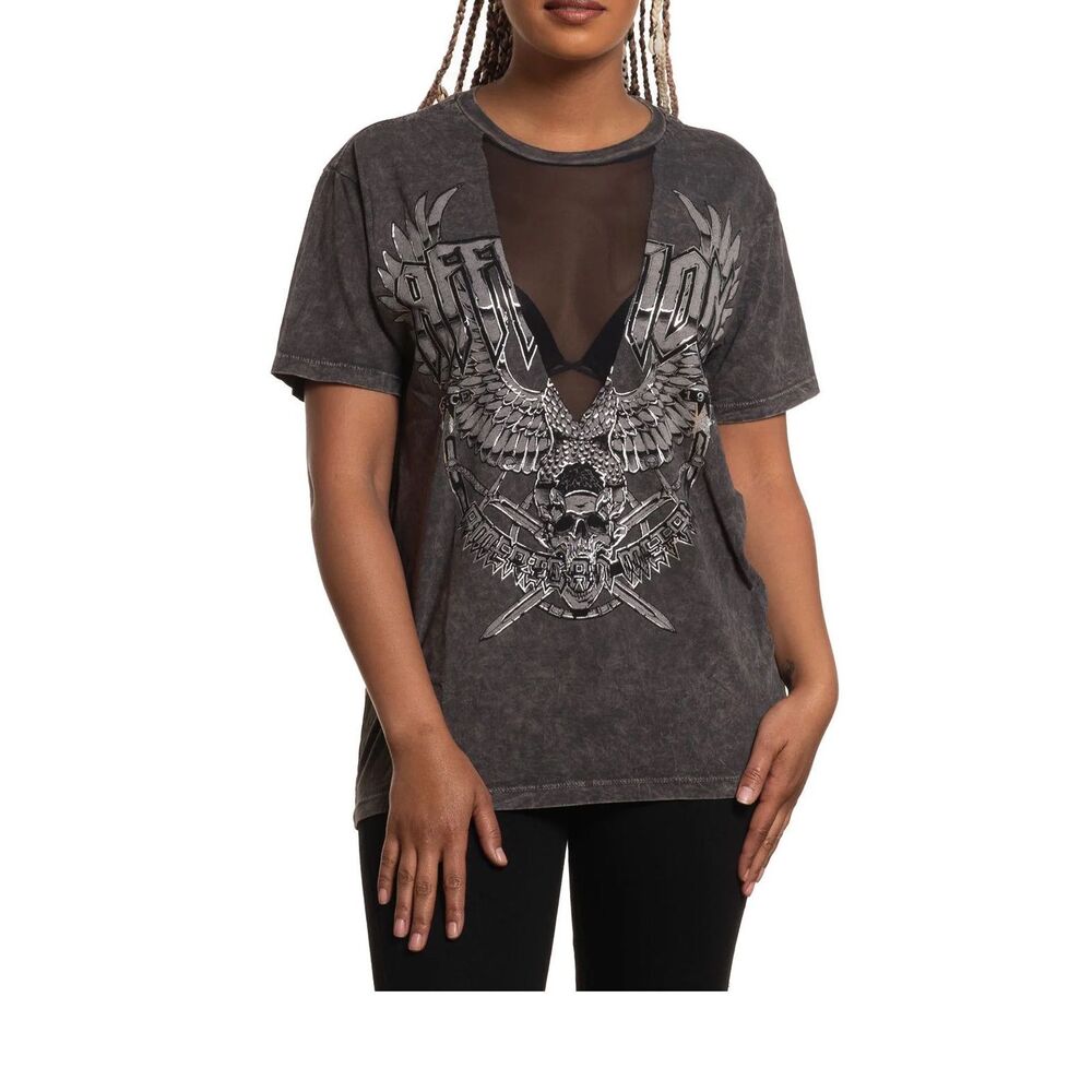 Affliction TOUR STORM TEE Women’s Size Small